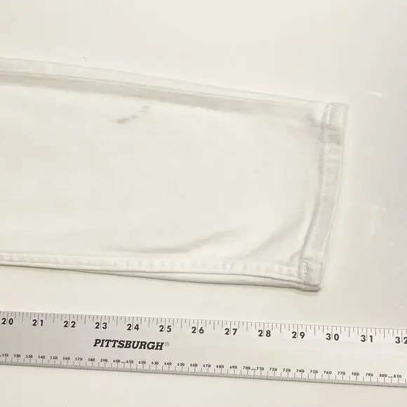 NEW TOPMAN Jeans W32XL30 White Skinny Stretch - Picture 12 of 13